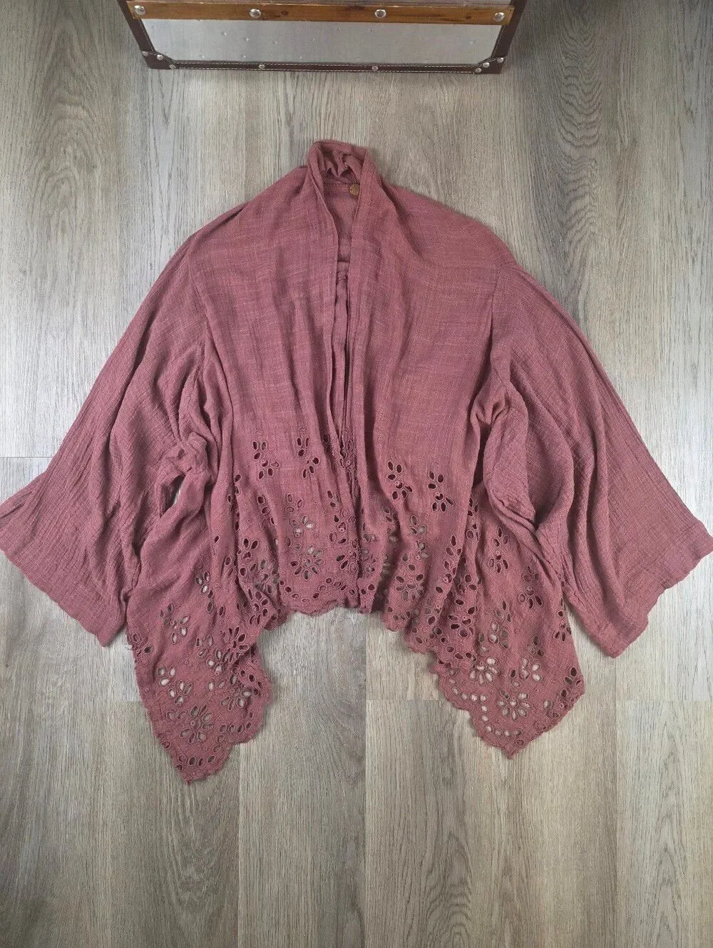 Free People Amaira Kimono Open Drape Jacket Size XS/S